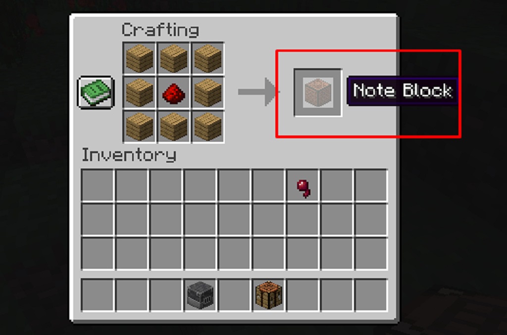 Crafting Your First Note Block in Minecraft